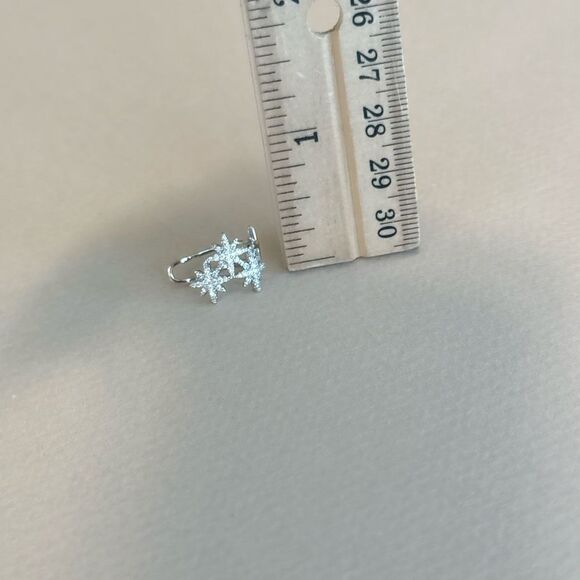 Star cuff Earrings M1268 - Picture 4 of 4